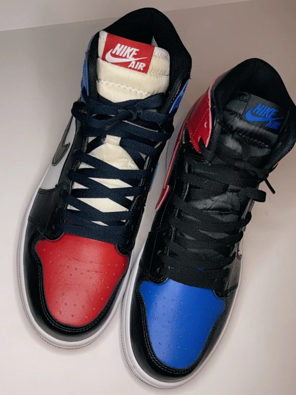 Air Jordan 1 Mid “Top 3” Red Blue Black Men’s Size 9.5